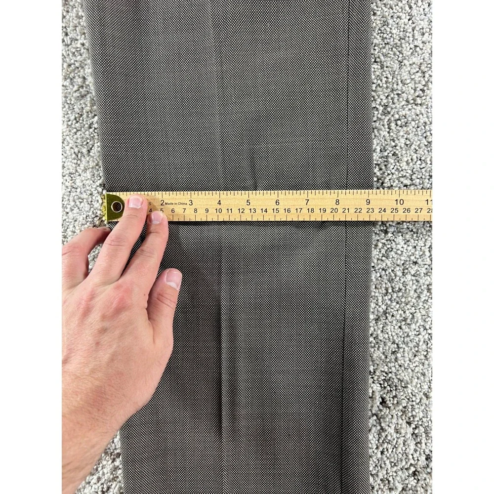 Banana Republic Mens 33x32 Tailored Slim Fit Brown Wool Dress Pants